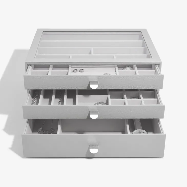 Smyckesskrin 3 lådor, Supersize, Stackers