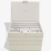 Smyckesskrin 4 våningar, Classic, Stackers, Beige