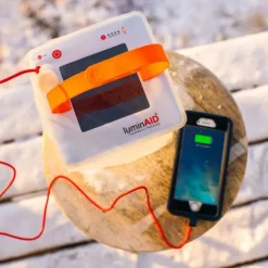 Solcellslykta med Powerbank