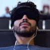 Sovmask med ljusinsläppsskydd