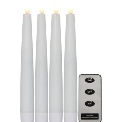 Stearinljus med fjärrkontroll 4-pack