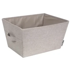 Stor frörvaringskorg i tyg, Bigso, Beige