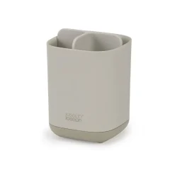 Tandborstmugg för eltandborste, Joseph Joseph, Beige