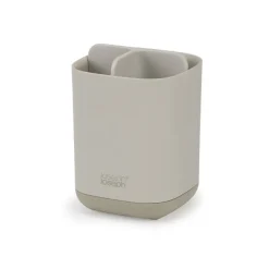 Tandborstmugg för eltandborste, Joseph Joseph, Beige