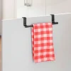Teleskopisk handdukshängare för skåpsdörr, 36-60cm