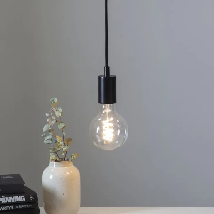 Textilsladd med E27 sockel, 40W