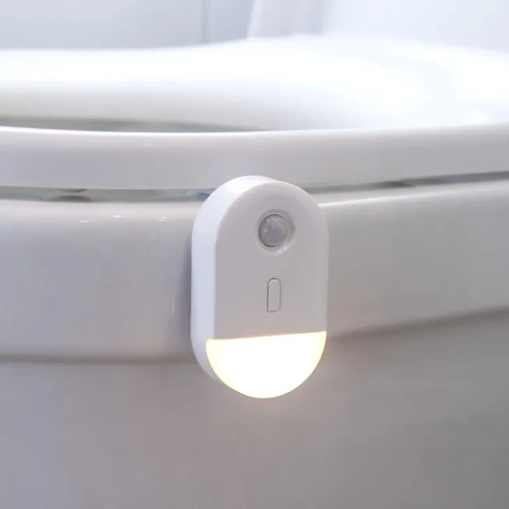 Toalettlampa med sensor