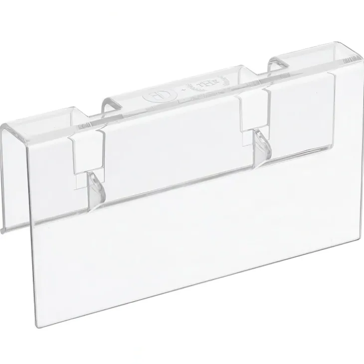 Transparent etikettklämma 3-pack