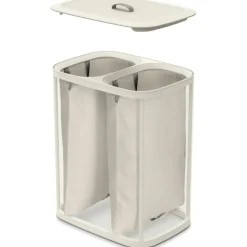 Tvättkorg 2-delad 90L, Joseph Joseph