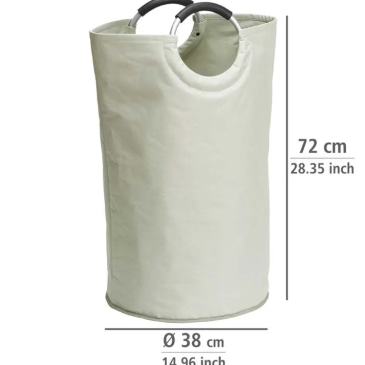 Tvättkorg med handtag 69L, Vit