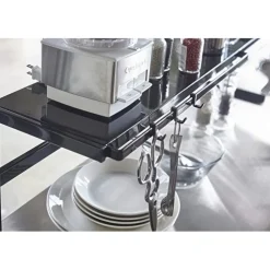 Utdragbar hylla i metall, 54-92cm, Yamazaki