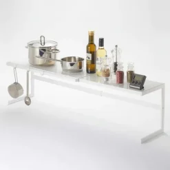 Utdragbar hylla i metall, 54-92cm, Yamazaki