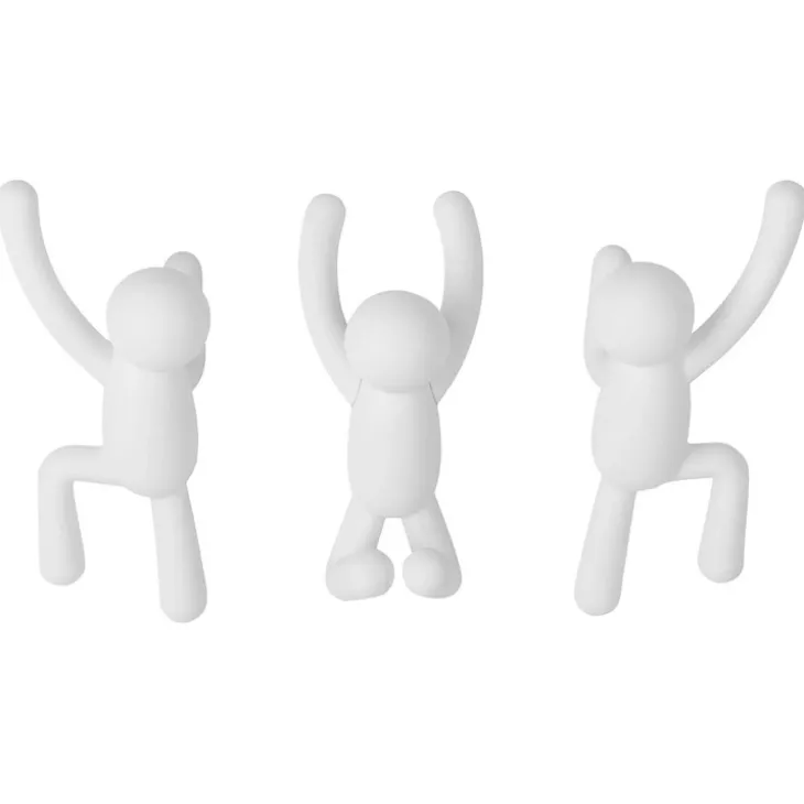 Väggkrokar 3-pack, Bubby, Umbra, Vit