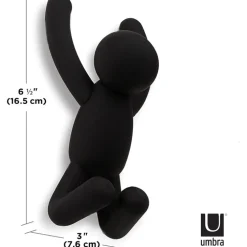 Väggkrokar 3-pack, Buddy, Umbra, Svart