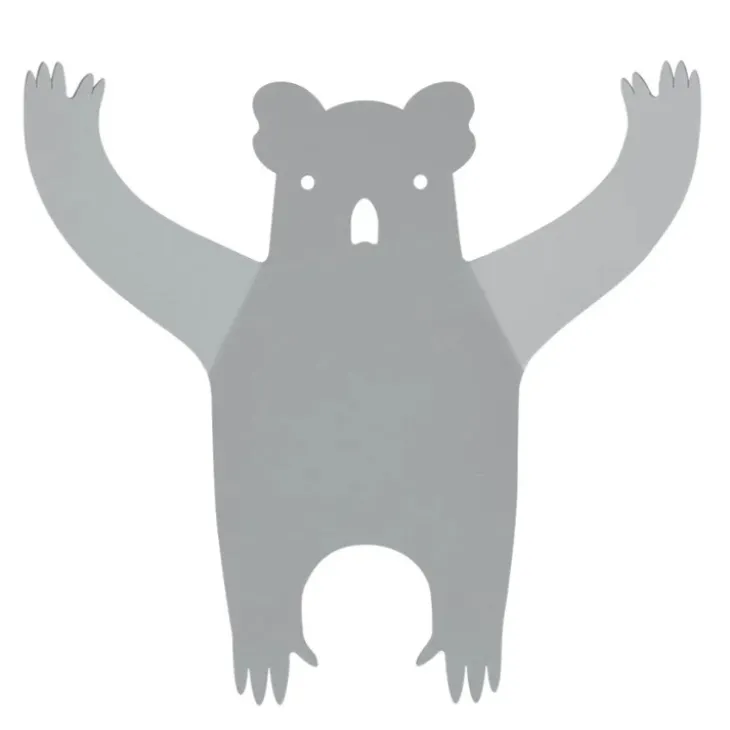 Väggkrok i återvunnen metall, Koala