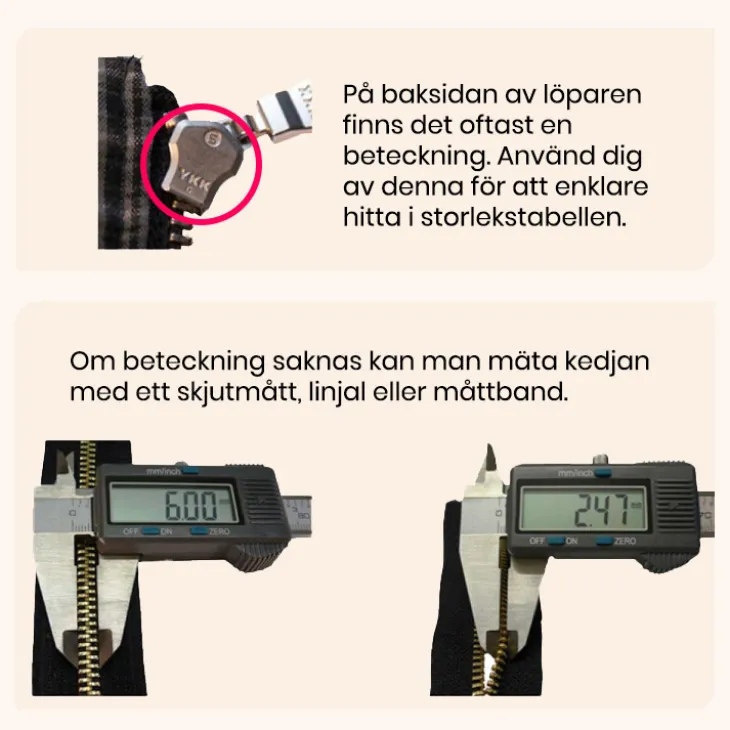 ZlideOn - löpare till dragkedjan